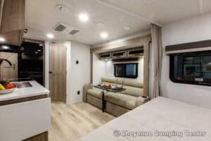 2026 Forest River Flagstaff Micro Lite 21FBRS Small Travel Trailer Interior Image