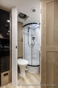 2026 Forest River Flagstaff Micro Lite 21FBRS Small Travel Trailer Interior Image