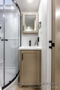 2027 Forest River Flagstaff Micro Lite 21FBRS Small Travel Trailer Interior Image