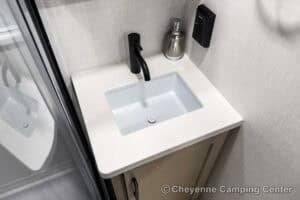 2026 Forest River Flagstaff Micro Lite 21FBRS Small Travel Trailer Interior Image