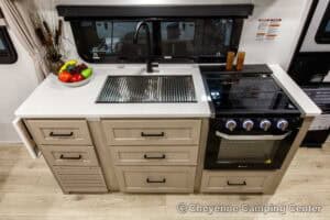 2026 Forest River Flagstaff Micro Lite 21FBRS Small Travel Trailer Interior Image