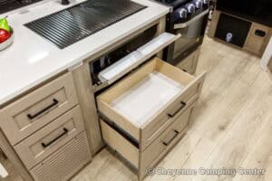 2026 Forest River Flagstaff Micro Lite 21FBRS Small Travel Trailer Interior Image