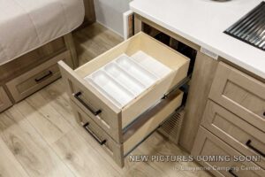 2027 Forest River Flagstaff Micro Lite 21FBRS Small Travel Trailer Interior Image