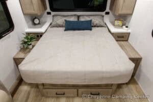 2026 Forest River Flagstaff Micro Lite 21FBRS Small Travel Trailer Interior Image