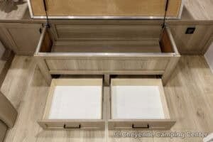 2026 Forest River Flagstaff Micro Lite 21FBRS Small Travel Trailer Interior Image