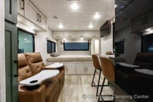 2027 Forest River No Boundaries (NOBO) 18.2 Small Couples Travel Trailer Interior Image