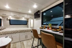 2026 Forest River No Boundaries (NOBO) 18.2 Small Couples Travel Trailer Interior Image