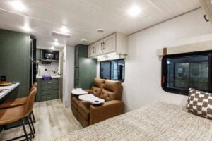 2026 Forest River No Boundaries (NOBO) 18.2 Small Couples Travel Trailer Interior Image