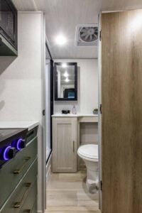 2026 Forest River No Boundaries (NOBO) 18.2 Small Couples Travel Trailer Interior Image