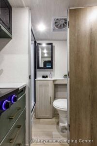 2027 Forest River No Boundaries (NOBO) 18.2 Small Couples Travel Trailer Interior Image