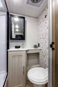 2026 Forest River No Boundaries (NOBO) 18.2 Small Couples Travel Trailer Interior Image