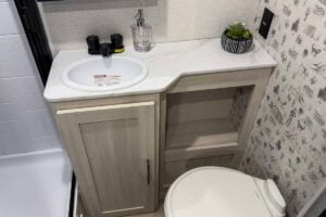 2026 Forest River No Boundaries (NOBO) 18.2 Small Couples Travel Trailer Interior Image