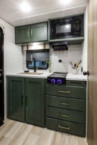 2026 Forest River No Boundaries (NOBO) 18.2 Small Couples Travel Trailer Interior Image