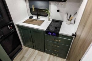 2026 Forest River No Boundaries (NOBO) 18.2 Small Couples Travel Trailer Interior Image