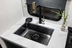 2026 Forest River No Boundaries (NOBO) 18.2 Small Couples Travel Trailer Interior Image