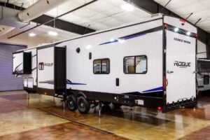 2026 Forest River Rogue Armored 351G2 Fifth Wheel Toy Hauler Exterior Image