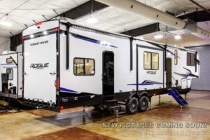 2027 Forest River Rogue Armored 351G2 Fifth Wheel Toy Hauler Exterior Image