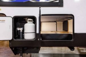 2026 Forest River Rogue Armored 351G2 Fifth Wheel Toy Hauler Exterior Image