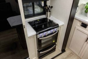 2026 Forest River Rogue Armored 351G2 Fifth Wheel Toy Hauler Interior Image