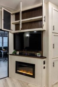 2026 Forest River Rogue Armored 351G2 Fifth Wheel Toy Hauler Interior Image