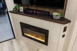 2026 Forest River Rogue Armored 351G2 Fifth Wheel Toy Hauler Interior Image