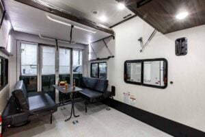 2026 Forest River Rogue Armored 351G2 Fifth Wheel Toy Hauler Interior Image
