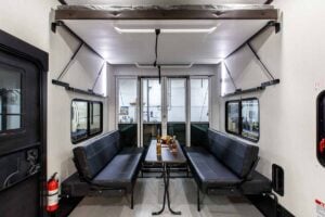 2026 Forest River Rogue Armored 351G2 Fifth Wheel Toy Hauler Interior Image