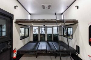 2026 Forest River Rogue Armored 351G2 Fifth Wheel Toy Hauler Interior Image