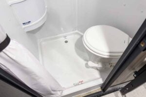 2026 Forest River Rogue Armored 351G2 Fifth Wheel Toy Hauler Interior Image