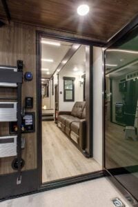 2026 Forest River Rogue Armored 351G2 Fifth Wheel Toy Hauler Interior Image