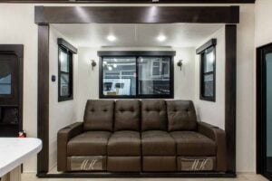 2026 Forest River Rogue Armored 351G2 Fifth Wheel Toy Hauler Interior Image