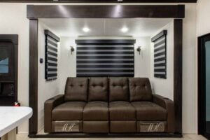 2026 Forest River Rogue Armored 351G2 Fifth Wheel Toy Hauler Interior Image