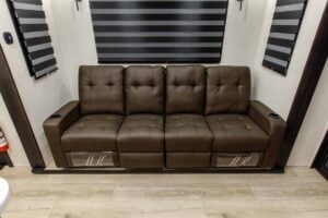 2026 Forest River Rogue Armored 351G2 Fifth Wheel Toy Hauler Interior Image