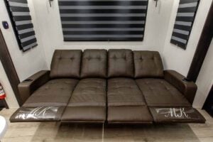 2026 Forest River Rogue Armored 351G2 Fifth Wheel Toy Hauler Interior Image