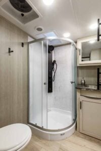 2026 Forest River Rogue Armored 351G2 Fifth Wheel Toy Hauler Interior Image