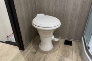 2026 Forest River Rogue Armored 351G2 Fifth Wheel Toy Hauler Interior Image