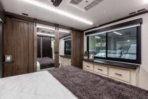 2026 Forest River Rogue Armored 351G2 Fifth Wheel Toy Hauler Interior Image