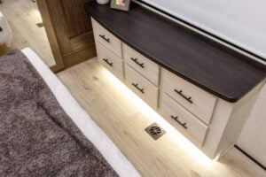 2026 Forest River Rogue Armored 351G2 Fifth Wheel Toy Hauler Interior Image