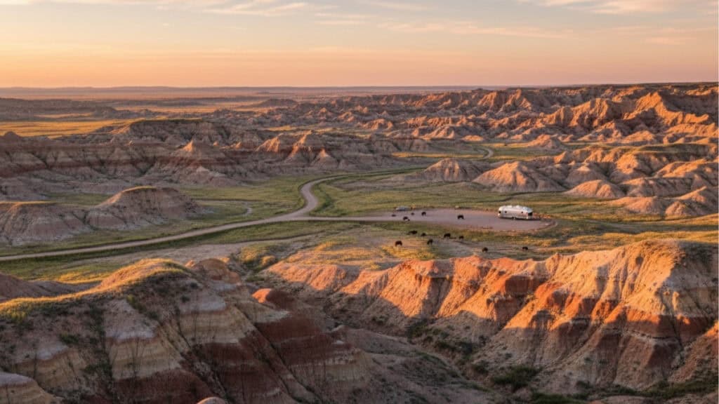 Badlands National Park landscape 1