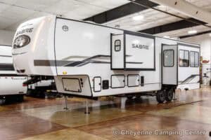 2026 Forest River Sabre 36EST Rear Kitchen Fifth Wheel Exterior Image