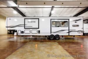 2026 Forest River Sabre 36EST Rear Kitchen Fifth Wheel Exterior Image