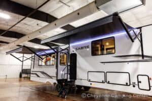 2026 Forest River Sabre 36EST Rear Kitchen Fifth Wheel Exterior Image