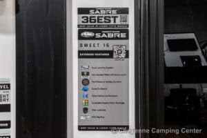 2026 Forest River Sabre 36EST Rear Kitchen Fifth Wheel Exterior Image