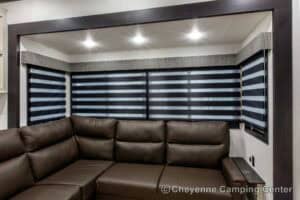 2026 Forest River Sabre 36EST Rear Kitchen Fifth Wheel Interior Image