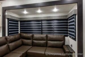 2026 Forest River Sabre 36EST Rear Kitchen Fifth Wheel Interior Image