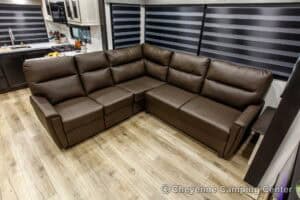 2026 Forest River Sabre 36EST Rear Kitchen Fifth Wheel Interior Image