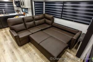 2026 Forest River Sabre 36EST Rear Kitchen Fifth Wheel Interior Image