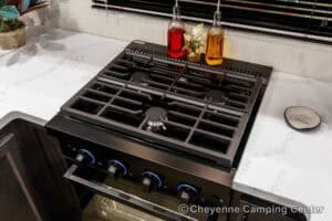 2026 Forest River Sabre 36EST Rear Kitchen Fifth Wheel Interior Image