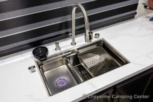 2026 Forest River Sabre 36EST Rear Kitchen Fifth Wheel Interior Image