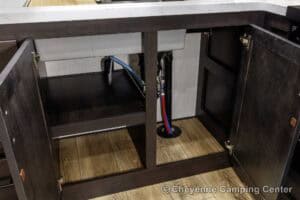 2026 Forest River Sabre 36EST Rear Kitchen Fifth Wheel Interior Image